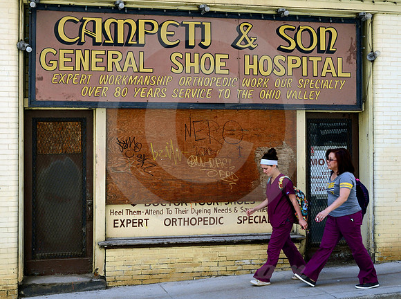 SHOE HOSPITAL SCENE (National Road Wheeling WV)