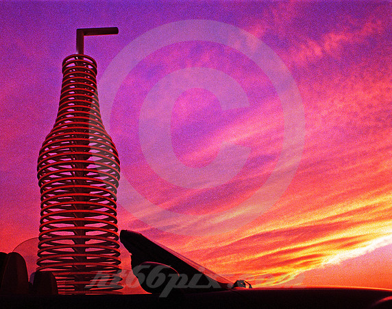MIATA SUNSET  (Rt 66 Arcadia OK)