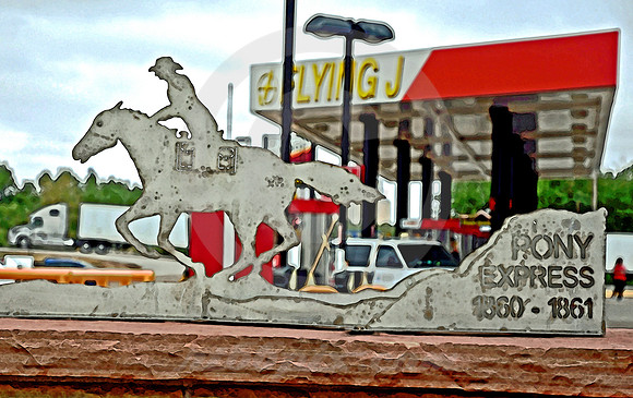 PONY EXPRESS #3 (Lincoln Highway Big Springs NE)