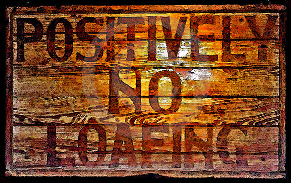 POSITIVELY NO LOAFING (Natchez Trace Natchez MS)
