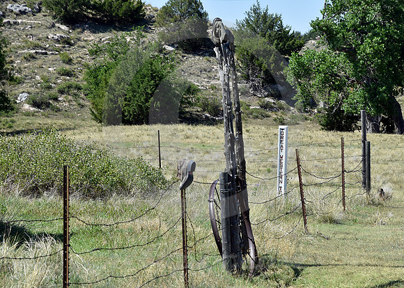 GREAT WESTERN TRAIL MARKER (nr Lewellen NE)