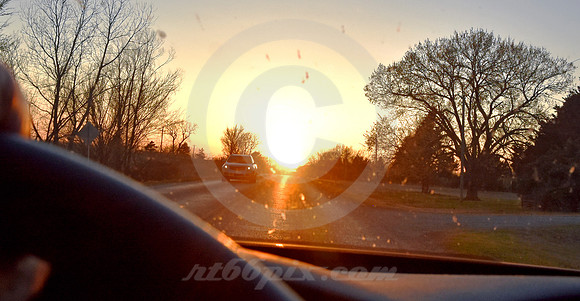SUNSET AHEAD #3 (Rt 66 nr Chandler OK)