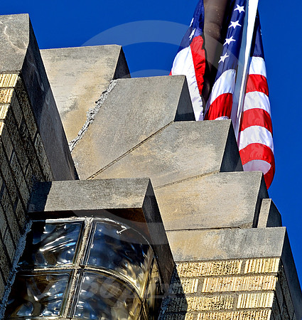 FLAG AT REST (Lincoln Highway New Haven IN)