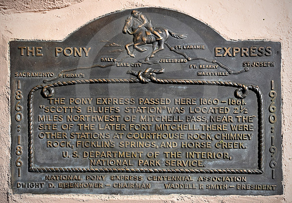 PONY EXPRESS MARKER (Scottsbluff NE)