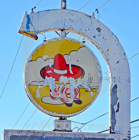 COVERED-UP SIGN (Lincoln Highway Layton UT)