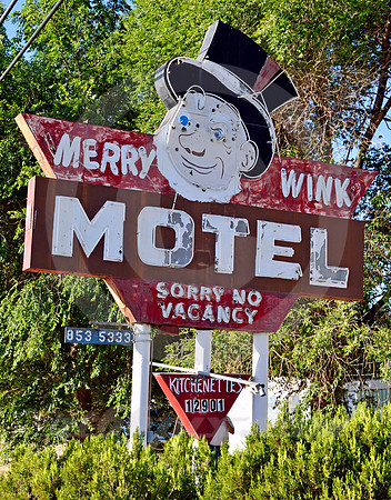 MERRY WINK MOTEL (Lincoln Highway Reno NV)