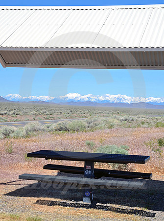 TABLE WITH A VIEW (Lincoln Highway nr Eureka NV)