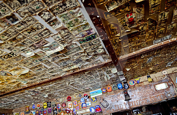 BAR CEILING #1 (Lincoln Highway Middlegate Station NV)