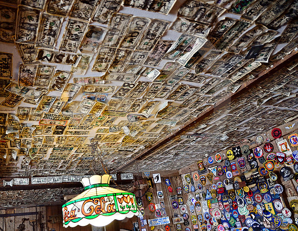 BAR CEILING #3 (Lincoln Highway Middlegate Station NV)