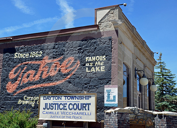 TAHOE BEER SIGN (Lincoln Highway Dayton NV)