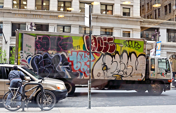 URBAN SCENE #130 (Lincoln Highway Philadelphia PA)