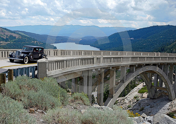 POSTCARD SHOT (Lincoln Highway Donner Pass CA)