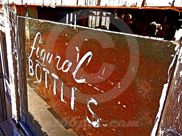 FIGURAL BOTTLES #2 (Rt 66 Newkirk NM)