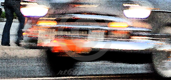 BLUR ON 66 #28 (Rt 66 San Bernardino CA)