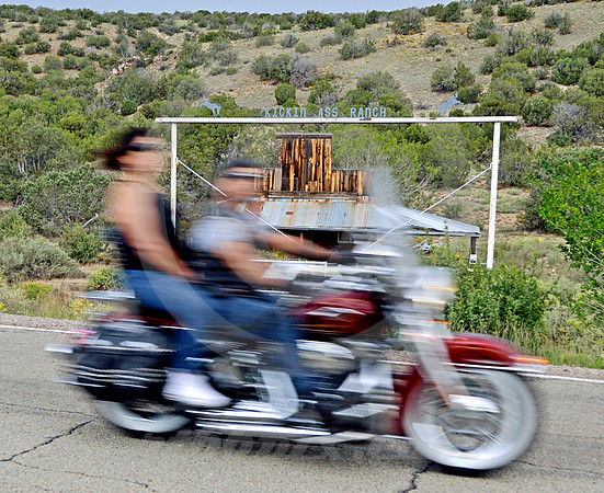 BIKE & RANCH SIGN #3 (nr Madrid NM)