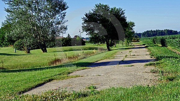 ABANDONED CURVE (Lincoln Highway nr Columbia City IN)