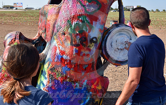 PAINT IT WHITE (Rt 66 Cadillac Ranch TX)