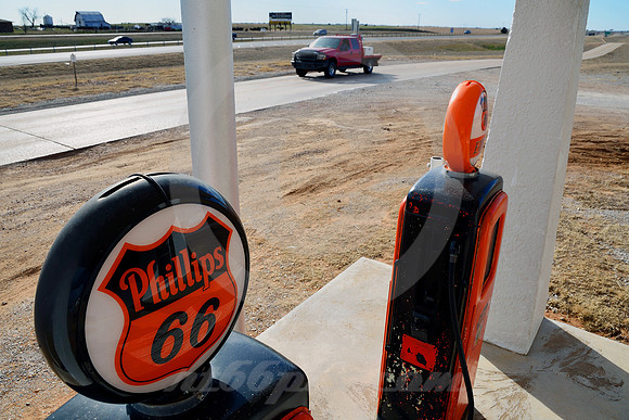 VIEW FROM LUCILLE'S (Rt 66 nr Hydro OK)