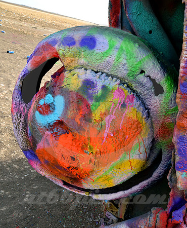 CADDY SMELLED LIKE PAINT (Rt 66 Cadillac Ranch TX)