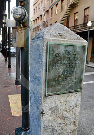 JEFFERSON HIGHWAY MARKER (New Orleans LA)