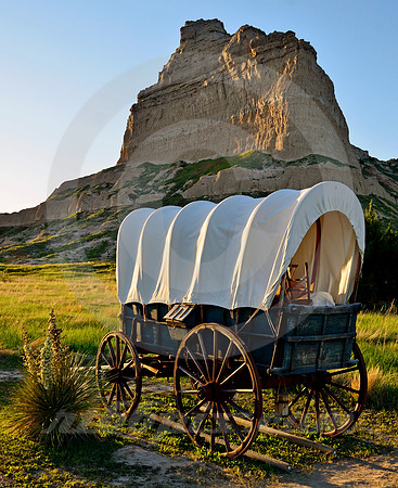 COVERED WAGON & YUCCA (Gering NE)