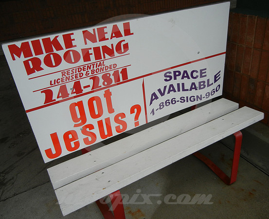 GOT JESUS? BENCH (Mt Vernon IL)