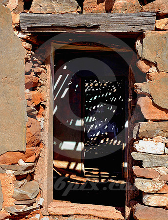 PORTALS & SHADOWS (Rt 66 Glenrio TX/NM)