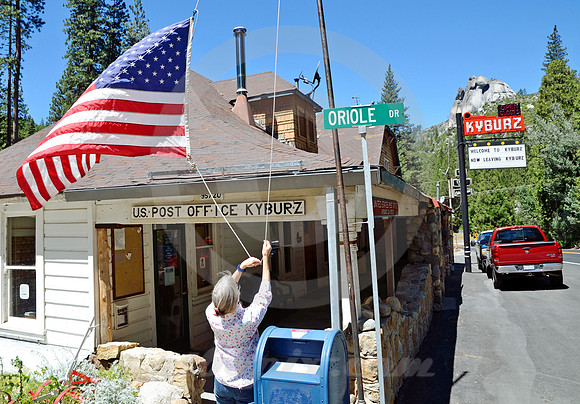 FLAG CEREMONY (Lincoln Highway Kyburz CA)