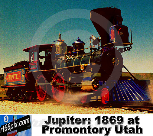 Jupiter 1869 at Promontory Utah