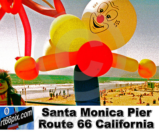 Santa Monica Pier on Route 66 California
