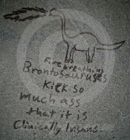 FIRE-BREATHING BRONTOSAURUSES (Nacogdoches TX)