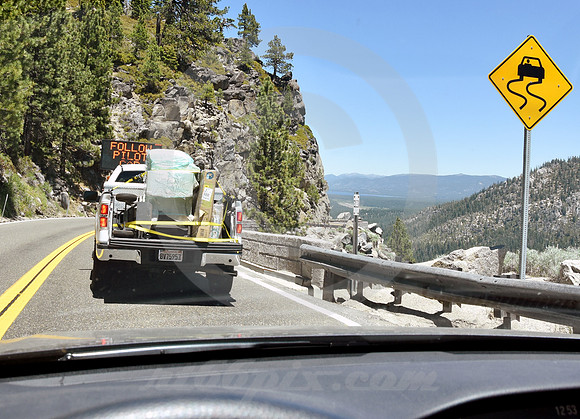 PILOT CAR #3 (Lincoln Highway nr Twin Bridges CA)