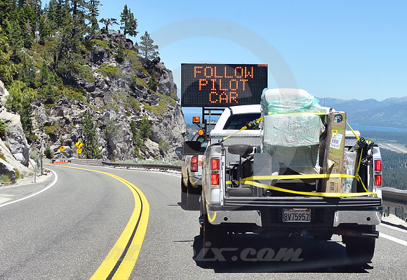 PILOT CAR #2 (Lincoln Highway nr Twin Bridges CA)