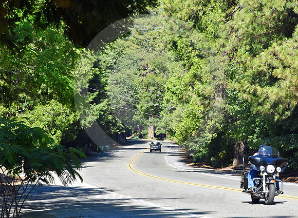 FLEEING THE FREEWAY (Lincoln Highway nr Pollock Pines CA)