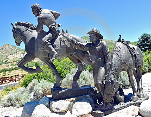 PONY EXPRESS MONUMENT #1 (Salt Lake City UT)