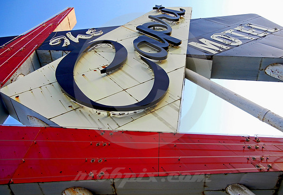 CAPRI MOTEL SIGN (DETAIL) (Joplin MO)