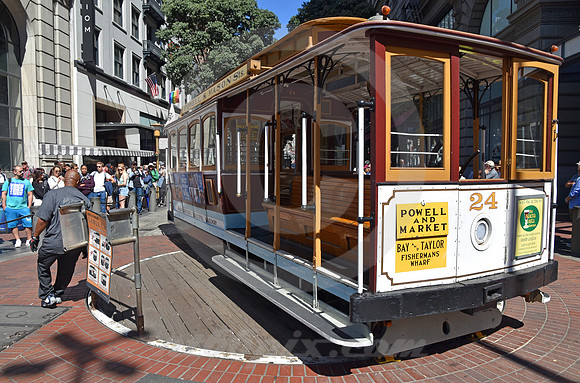 CABLE CAR #21  (Lincoln Highway San Francisco)