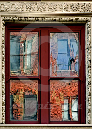WINDOW REFLECTIONS-LEFT (National Road Wheeling WV)