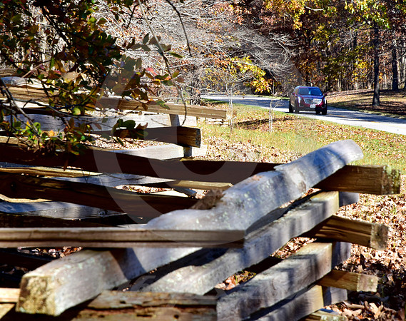 SPLIT RAIL & CADDY (Natchez Trace nr Waynesboro TN)