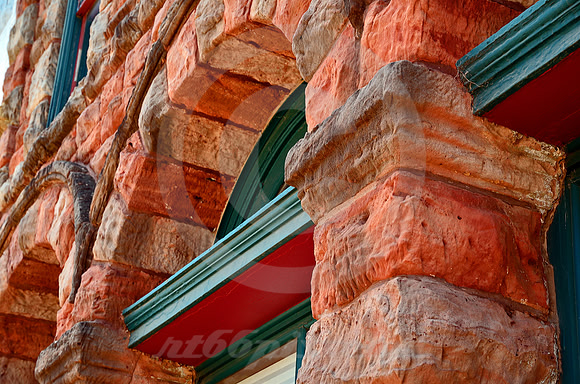 SANDSTONE ARCHES (Rt 66 Chandler OK)