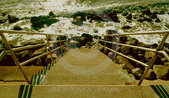 STAIRS TO WATER (Galveston TX)