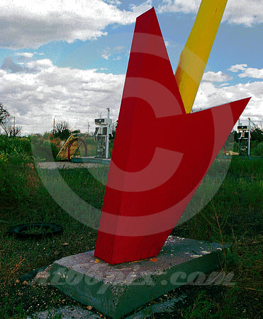 PUMP, ARROW, PUMP (Rt 66 Twin Arrows AZ)