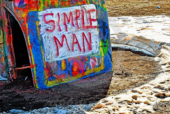 SIMPLE MAN (Rt 66 Cadillac Ranch TX)