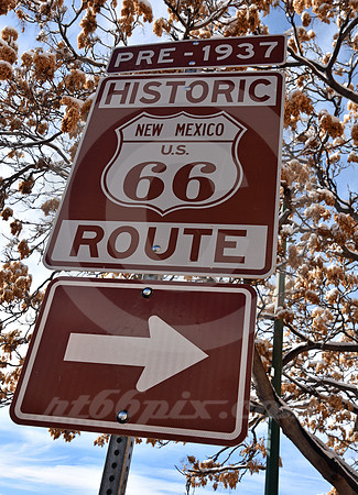 WINTER #72 (Rt 66 Santa Fe NM)