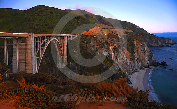 NIGHTFALL (Bixby Creek nr Monterey CA)