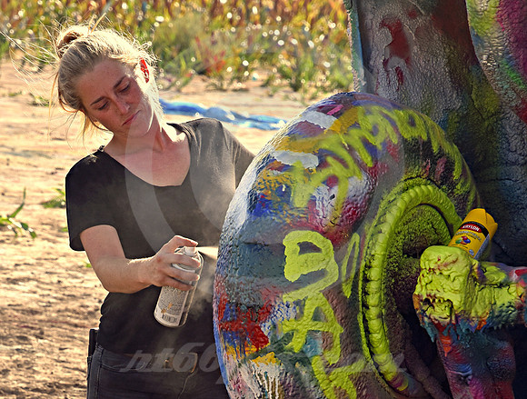 SPRAY AWAY (Rt 66 Cadillac Ranch TX)