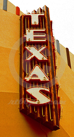 TEXAS THEATER SIGN (West TX)