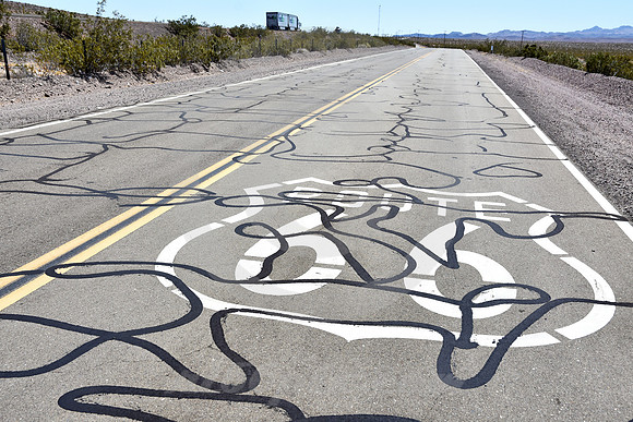 REPAIRED ROAD (Rt 66 nr Ludlow CA)