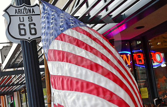 SIGNS & FLAG (Rt 66 Williams AZ)