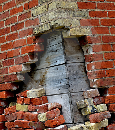 COLLAPSING BRICK CORNER (Lincoln Highway Wheatland IA)